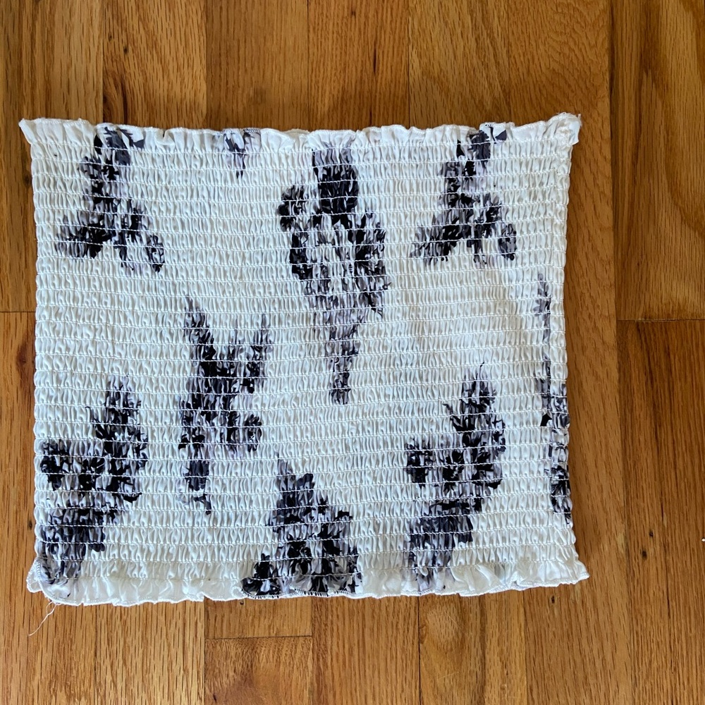 Floral tube top